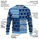 Customized Manchester City Christmastree Bands White Sweater Best Selling