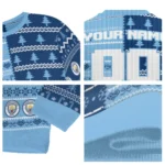 Customized Manchester City Christmastree Bands White Sweater Best Selling