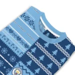 Customized Manchester City Christmastree Bands White Sweater Best Selling
