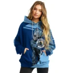 Customized Manchester City Groot Sky Blue Hoodie Best Selling