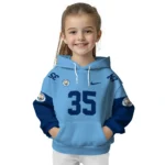 Customized Manchester City Minimal Design Sky Blue Hoodie Best Selling