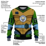 Customized Manchester City Ninja Turtle Sweater Best Selling