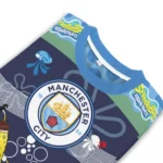 Customized Manchester City Spongebob Designs Blue Sweater Best Selling