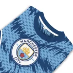 Customized Manchester City Swirl Flow Sky Blue Sweater Best Selling