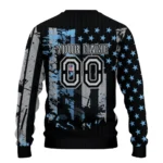 Customized Manchester City Vintage Usa Flag Black Sweater Best Selling