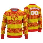 Customized Manchester United Bulldog Motif Sweater Best Selling