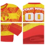Customized Manchester United Bulldog Motif Sweater Best Selling
