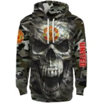 Customized Manchester United Camo Skull Hoodie Best Selling