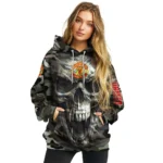 Customized Manchester United Camo Skull Hoodie Best Selling
