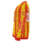 Customized Manchester United Chevron Rows Red Sweater Best Selling