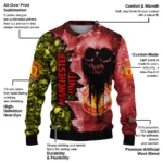 Customized Manchester United Skull Collage Red Sweater Best Selling
