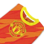 Customized Manchester United Stripe Motion Red Sweater Best Selling