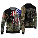 Customized Newcastle United American Flag Claw Sweater Best Selling
