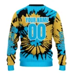 Customized Newcastle United Burst Swirl Blue Sweater Best Selling