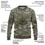 Customized Newcastle United Camouflage Blend Sweater Best Selling