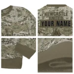 Customized Newcastle United Camouflage Blend Sweater Best Selling