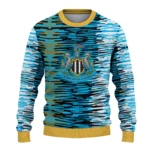 Customized Newcastle United Camouflage Stripe Blue White Sweater Best Selling