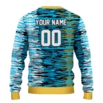 Customized Newcastle United Camouflage Stripe Blue White Sweater Best Selling