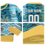 Customized Newcastle United Camouflage Stripe Blue White Sweater Best Selling