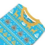 Customized Newcastle United Christmas Designs Blue Sweater Best Selling