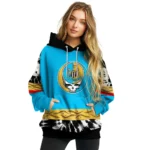 Customized Newcastle United Grateful Vibes Blue Hoodie Best Selling