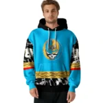 Customized Newcastle United Grateful Vibes Blue Hoodie Best Selling