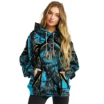 Customized Newcastle United Hunting Theme Blue Black Hoodie Best Selling