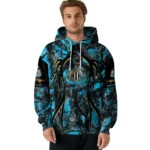 Customized Newcastle United Hunting Theme Blue Black Hoodie Best Selling