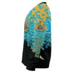 Customized Newcastle United Pixel Flow Blue Black Sweater Best Selling