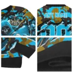 Customized Newcastle United Skull Horde Blue Sweater Best Selling