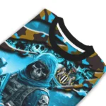 Customized Newcastle United Skull Horde Blue Sweater Best Selling