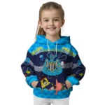 Customized Newcastle United Spongebob Patrick Star Blue Navy Hoodie Best Selling