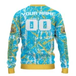 Customized Newcastle United Streak Overlay Blue Sweater Best Selling