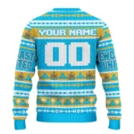 Customized Newcastle United Tent Stripes Blue White Sweater Best Selling