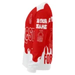 Customized Nottingham Forest Flame Border Red Sweater Best Selling