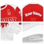 Customized Nottingham Forest Flame Border Red Sweater Best Selling