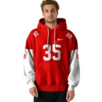 Customized Nottingham Forest Minimal Design Red Hoodie Best Selling