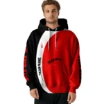 Customized Nottingham Forest Minimalist Design Red Black Hoodie Best Selling