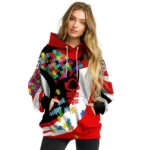 Customized Nottingham Forest Puzzle Pieces Red Hoodie Best Selling