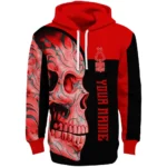 Customized Nottingham Forest Skull Motif Red Black Hoodie Best Selling