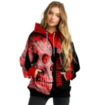 Customized Nottingham Forest Skull Motif Red Black Hoodie Best Selling