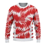 Customized Nottingham Forest Swirl Flow Red Sweater Best Selling
