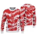 Customized Nottingham Forest Swirl Flow Red Sweater Best Selling