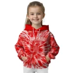 Customized Nottingham Forest Tie Dye Pattern Red Hoodie Best Selling