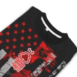 Customized Nottingham Forest Vintage Usa Flag Black Sweater Best Selling