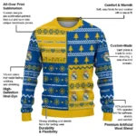 Customized Real Madrid Christmastree Bands White Sweater Best Selling