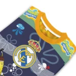 Customized Real Madrid Spongebob Designs Blue Sweater Best Selling
