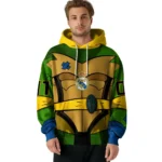 Customized Real Madrid Superhero Armor Yellow Green Hoodie Best Selling