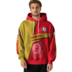 Customized Sunderland Abstract Shape Red Hoodie Best Selling