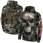 Customized Sunderland Camo Skull Hoodie Best Selling